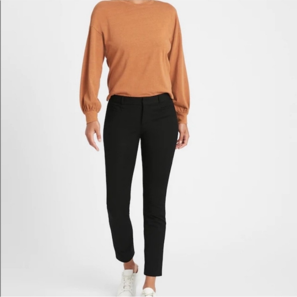 Banana Republic | Sloan Mid-Rise Skinny Ankle Pants Black 6P